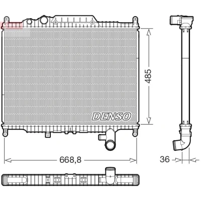 Bilde av Radiator, motorkjøling, land rover discovery iv, range sport i, LR015561