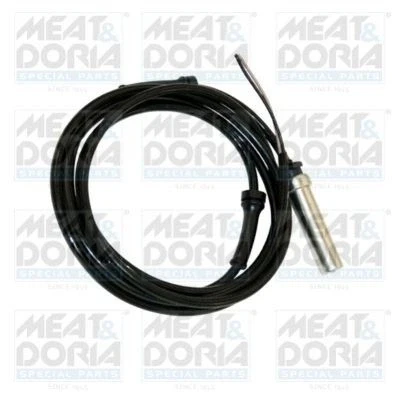 Bilde av MEAT &amp; DORIA 90197 ABS Sensor framaksel høyre, venstre Original tilkoblinger må gjenbrukes uten festebøyle induktiv 2 polet 57mm 2270mm