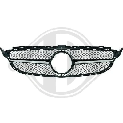 Bilde av DIEDERICHS HD Tuning 1673440 Radiatorgitter krom/sort MERCEDES BENZ: C Klasse Sedan