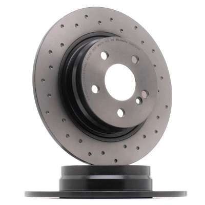 Bilde av BREMBO 08.A612.4X Bremseskiver 300 10 5 fullt ut, hullet belagt høy karbon med skruer MERCEDES BENZ: C Klasse Sedan, E Coupé, T modell