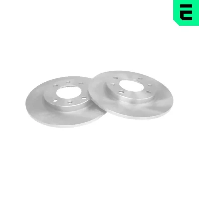 Bilde av OPTIMAL BS 1280C Bremseskiver bakaksel 247 8 4/6 fullt ut belagt PEUGEOT: 206 Hatchback, 306 CITROËN: ZX Hatchback
