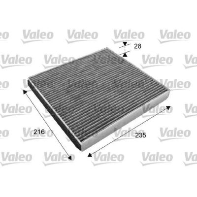Bilde av VALEO CLIMFILTER PROTECT 715641 Kupéfilter Karbonfilter 235 215 30 LEXUS: GS II, LS III