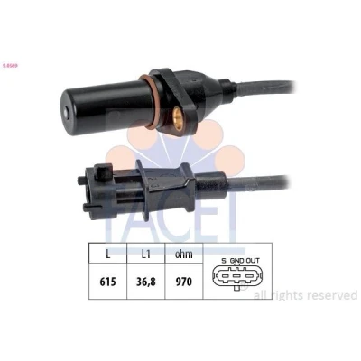 Bilde av FACET 9.0569 Impulsgiver Made in Italy OE Equivalent HYUNDAI: SANTA FE 2