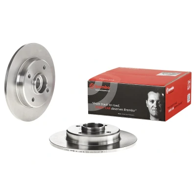 Bilde av BREMBO 08.D205.17 Bremseskiver 244 9 4 fullt ut med skruer, hjullagersett, ABS senorring CITROËN: DS3 Hatchback, C4 II Cactus, Cabrio