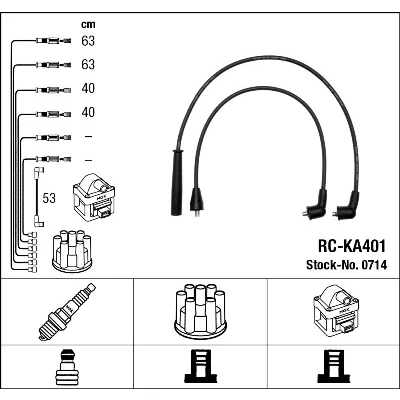 Bilde av NGK 0714 Pluggledninger 5