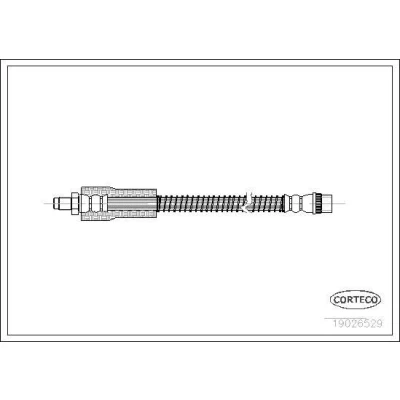 Bilde av CORTECO 19026529 Bremseslange framaksel begge sider 320 OPEL: Insignia A Sports Tourer