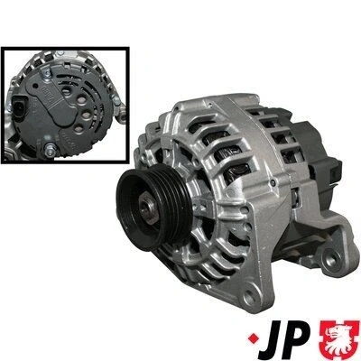 Bilde av JP GROUP 1190100900 Dynamo 12V 90A AUDI: A6 C5 Avant, A4 B5 Sedan, VOLKSWAGEN: Passat GP Stasjonsvogn, Sedan