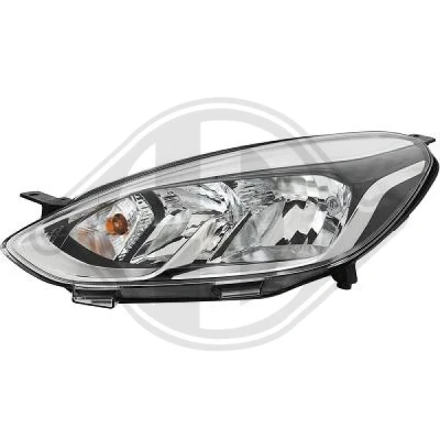 Bilde av DIEDERICHS 1407981 Frontlykter venstre H7, H15, PY21W med motor for høydejustering hovedlys