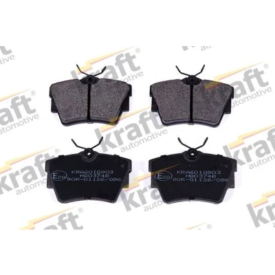 Bilde av KRAFT 6010903 Bremseklosser bakaksel inkl. slitasjevarselkontakt VOLKSWAGEN: Transporter 4 Bus, 4, Sharan I, FORD: Galaxy Mk1 MPV