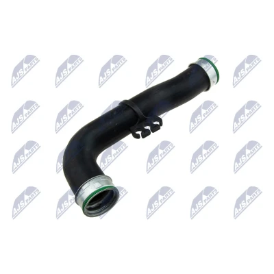 Bilde av NTY GPP AU 050 Ladeluftslange gummi med tekstilforsterker VOLKSWAGEN: Caddy 3, SKODA: Octavia 2 Combi, II Hatchback