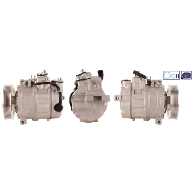 Bilde av LUCAS ELECTRICAL ACP497 Kompressor PAG 46 AUDI: Q7, A6 C6 Sedan, A4 B7 Sedan