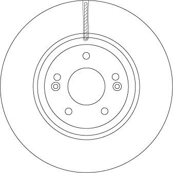 Bilde av TRW DF6545S Bremseskiver 321 32 5 114,3 ventilert spraylakkert HYUNDAI: ix55
