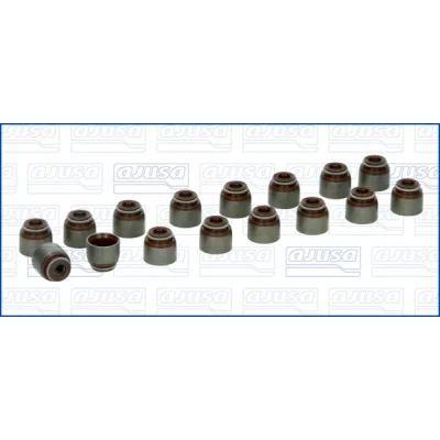 Bilde av AJUSA 57024800 Tetningssett, ventilstamme NISSAN: Pathfinder 3, SUNNY 2, X Trail
