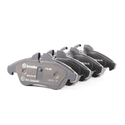 Bilde av BREMBO P 50 080 Bremseklosser inkl. slitasjevarselkontakt med kolbleklips uten tilbehør MERCEDES BENZ: Sprinter 2 T Flatvogn lastebil/Chassis