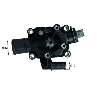Bilde av MAHLE ORIGINAL TI 210 89 Termostat 91 med tetning PEUGEOT: 307 CC, Partner II Van, SW, CITROËN: Berlingo / First I Van