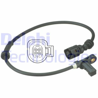 Bilde av DELPHI SS20494 ABS sensor aktiv 570 VOLKSWAGEN: Sharan I, SEAT: Alhambra I