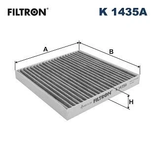 Bilde av FILTRON K 1435A Kupéfilter Karbonfilter 178 20 PEUGEOT: iOn Hatchback, MITSUBISHI: i, CITROËN: C Zero Hatchback