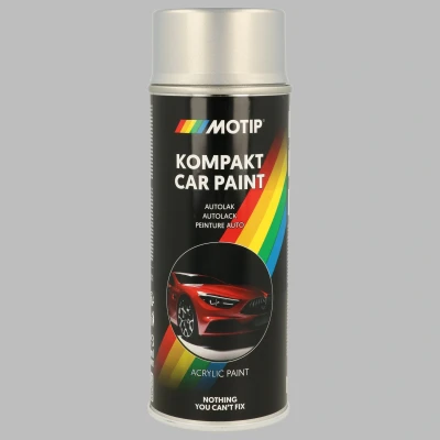 Bilde av MOTIP 55434 Kjøretøy kombinasjonslakk 400ml spray sølv Kompakt silver metallic 12 ml