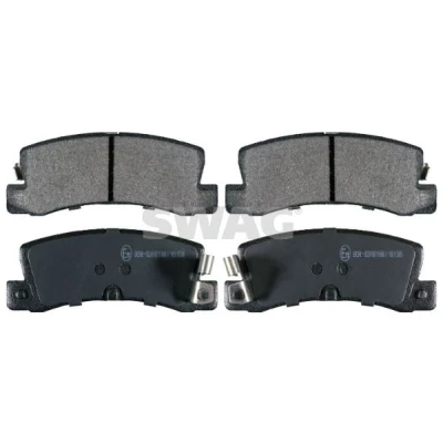 Bilde av SWAG 81 91 6580 Bremseklosser bakaksel med akustisk slitasjevarsel TOYOTA: Corolla VIII Liftback, VII Sedan, Sedan