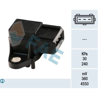Bilde av Sensor, sugerørtrykk, bmw,land rover,mg,opel,rover, 13 62 2 246 977, 5850801, 93171579, MHK101060L