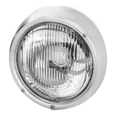 Bilde av HELLA 1A8 001 156 281 Frontlykter høyre, venstre H4, T4W Halogen 12 med parkeringslys, fjærnlys, nærlys rund for høyrekjøring uten lyspære