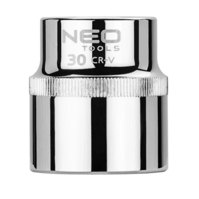 Bilde av NEO TOOLS 08 030 Pipenøkkelinnsats 1/2 3124 30 mm Krom vanadium stål SuperLock