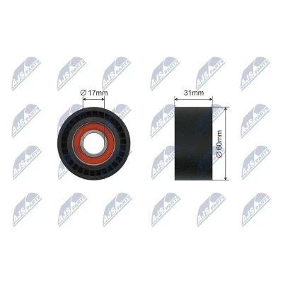 Bilde av Strammerull, kilerem med ribber, nissan,opel,renault, 11955 00Q0B, 00Q0D, 00Q0F, 00QAB, 00QAC, 00QAF, 44 0