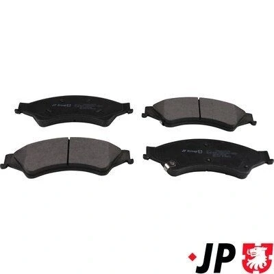 Bilde av JP GROUP 1563607610 Bremseklosser framaksel med akustisk slitasjevarsel FORD: Ranger Mk3