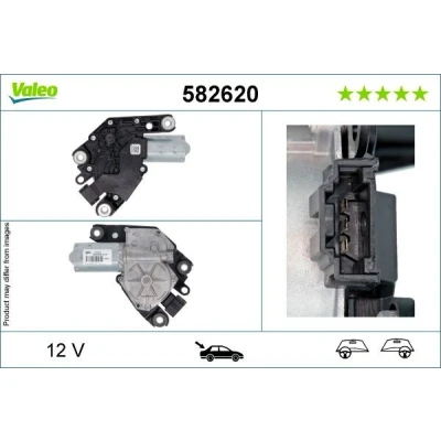 Bilde av VALEO 582620 Vindusviskermotor 12 bak for høyre/venstre ratt