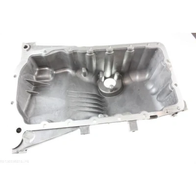 Bilde av AUTOMEGA 130039010 Bunnpanne med oljeplugg Aluminium AUDI: A4 B6 Avant, B7 Avant
