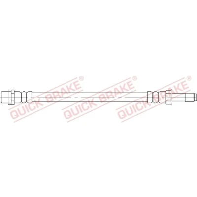 Bilde av QUICK BRAKE 37.046 Bremseslange 388 M10x1 MERCEDES BENZ: Sprinter 3.5 T Van, 5 Minibuss