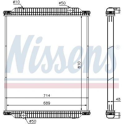 Bilde av Radiator NISSENS 672570