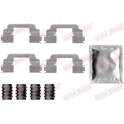 Bilde av QUICK BRAKE 109 1826 Tibehørsett, skivebremse belegg BMW: 5 Touring, X3, Sedan