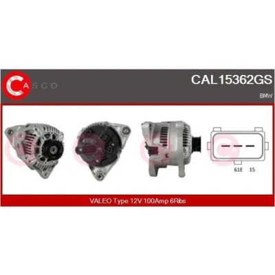 Bilde av CASCO CAL10142AS Dynamo 12V 115A MERCEDES BENZ: E Klasse Sedan, T modell, Sprinter 4 Flatvogn lastebil/Chassis