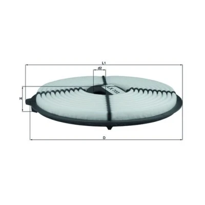 Bilde av MAHLE ORIGINAL LX 733 Luftfilter 40,0 256,0 263,5 Filterinnsats TOYOTA: Carina 2, Corolla VII Sedan, 2 Limousine