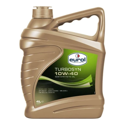 Bilde av Eurol Turbosyn 10W 40 4L Motorolje E100094 VOLKSWAGEN: Multivan 5 (7HM, Passat B6 Variant, Transporter 5, TOYOTA: Avensis II Station Wagon