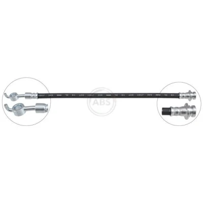 Bilde av A.B.S. SL 1684 Bremseslange 344mm INN M10x1.0