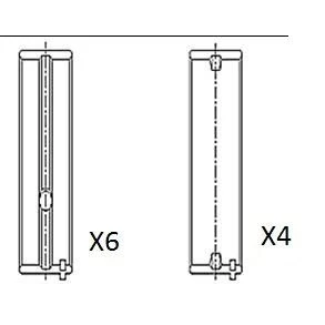 Bilde av FAI AutoParts BM1044 STD Veivaksellager VOLKSWAGEN: GOLF 2, 3, AUDI: Coupe B3