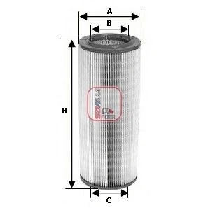 Bilde av SOFIMA S 7265 A Luftfilter 249 146 Filterinnsats ALFA ROMEO: 156 Sedan, Sportwagon
