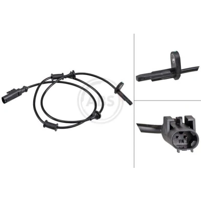 Bilde av A.B.S. 32318 ABS sensor aktiv svart FIAT: Ducato III Flatvogn lastebil / Chassis, Minibuss, CITROËN: Jumper II Van
