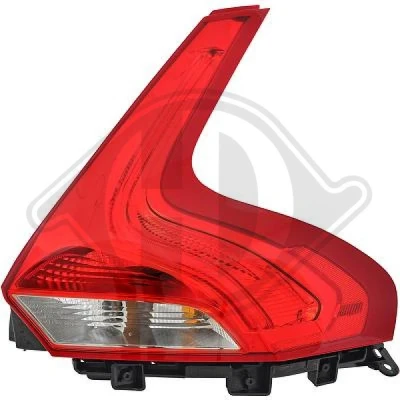 Bilde av DIEDERICHS 7615690 Baklykter høyre P21W, LED med lyspære pæreholder VOLVO: V40 Hatchback