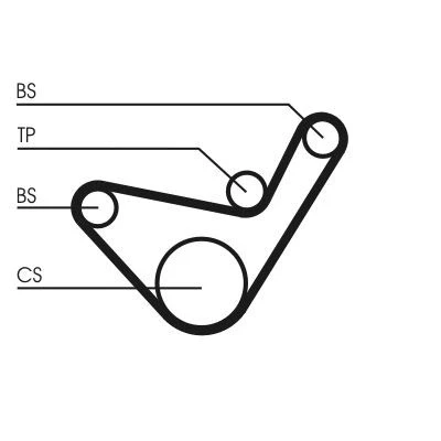 Bilde av CONTITECH CT1203K1 Registerreimsett 141 FORD: FIESTA 6, FOCUS 3, 3 Turnier, PEUGEOT: 208 I Hatchback, Partner II Van, 5008
