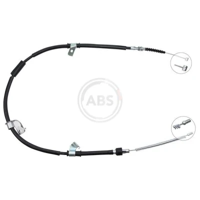 Bilde av A.B.S. K11437 Bremsekabel 1450 Trommelbrems for høyre/venstre ratt