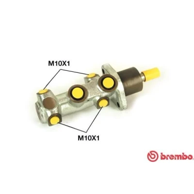 Bilde av BREMBO M 23 051 Hovedsylinder 20,64 Støpejern 10 x 1 (4)