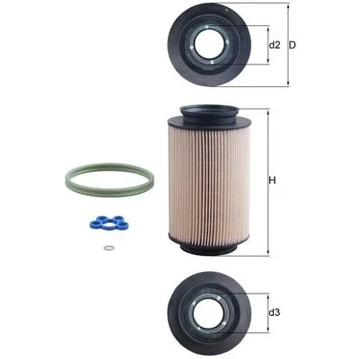 Bilde av Drivstoffilter MAHLE ORIGINAL KX 178D