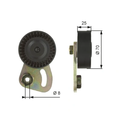 Bilde av GATES FleetRunner Micro V Kit T39019 Strammerull