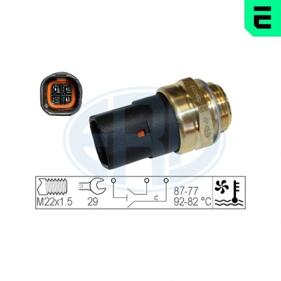 Bilde av Temperaturbryter, radiator ventilator, opel,renault, 45 00 754, 77 839 072, 01 036 113, 91 61 054