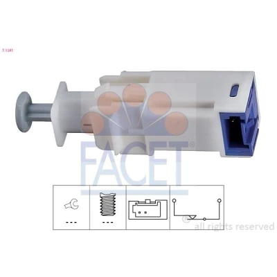 Bilde av FACET 7.1241 bryter, koblingsbetjening (hastighetsreg) Made in Italy OE Equivalent