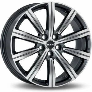 Bilde av MAK Birmingham Gloss Black 8.5x19 5/120 ET49 B72.6