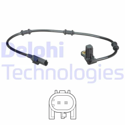Bilde av DELPHI SS20593 ABS sensor aktiv 575 MERCEDES BENZ: ML Klasse